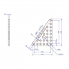 Треугольная пластина из анодированного алюминия Triangle Plate 6*8 (Pair) - «globural.ru» - Нижневартовск