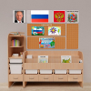 Уголок патриотического воспитания для дошкольников "Россия" Стандартный - «globural.ru» - Нижневартовск