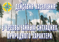 Комплект плакатов "Действия населения в ЧС природного характера" - «globural.ru» - Нижневартовск