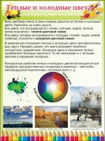 Стенд "Теплые и холодные цвета" - «globural.ru» - Нижневартовск