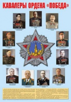 Плакат "Кавалеры ордена «Победа»" - «globural.ru» - Нижневартовск