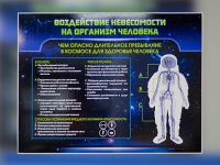Стенд "Воздействие невесомости на организм человека" - «globural.ru» - Нижневартовск