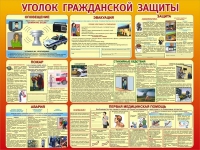Стенд "Уголок гражданской защиты" - «globural.ru» - Нижневартовск