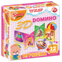 Комплект развивающих игр 3-5 лет. 3D домино (3-5 лет) - «globural.ru» - Нижневартовск