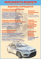 Плакат "Водителю запрещается " 1000*1400 винил - «globural.ru» - Нижневартовск