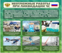 Стенд "Неотложные работы при ликвидации ЧС" - «globural.ru» - Нижневартовск