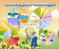 Стенд "Календарь природы" (вариант 1) - «globural.ru» - Нижневартовск