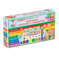 Развивающий тренажёр "Разноцветные окошки" 3-5 лет. Дополнительный набор карточек к базовому комплекту - «globural.ru» - Нижневартовск