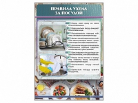 Стенд "Правила ухода за посудой" - «globural.ru» - Нижневартовск