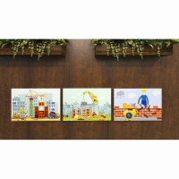 Комплект настенных панелей «Стройка» - «globural.ru» - Нижневартовск