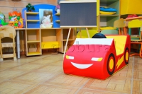 Напольная игрушка "Машинка - гонка" с аппликацией (ВИК) - «globural.ru» - Нижневартовск