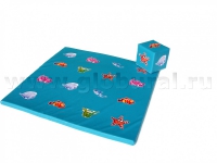 Игровой детский мат «Море» с кубиком (ВИК) - «globural.ru» - Нижневартовск