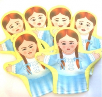 Набор кукол - рукавичек  "Эмоции. Девочки" - «globural.ru» - Нижневартовск