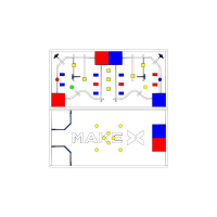 Соревновательное поле с элементами MakeX 2019 City Guardian Arena Expansion Kit for Blue Planet - «globural.ru» - Нижневартовск