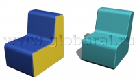 Прямоугольный стул 30*35*45/20см (ВИК) - «globural.ru» - Нижневартовск