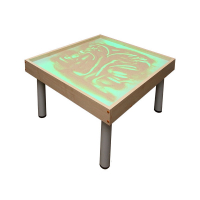Столик на ножках для рисования песком Радуга. Подсветка RGB - «globural.ru» - Нижневартовск