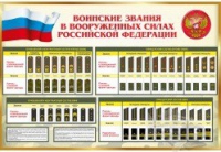 Стенд "Воинские звания в вооруженных силах российской федерации" - «globural.ru» - Нижневартовск