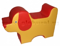 Напольная игрушка "Собака" с аппликацией (ВИК) - «globural.ru» - Нижневартовск