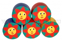 Пуфик «Солнышко» d=40*20см (ВИК) - «globural.ru» - Нижневартовск