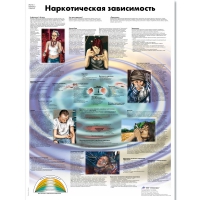 Плакат "Наркотическая зависимость", ламинированный, 50*67 см - «globural.ru» - Нижневартовск