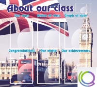 Стенд "About our class" - «globural.ru» - Нижневартовск