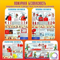 Стенд "Пожарная безопасность" (вариант 2 в ассортименте) - «globural.ru» - Нижневартовск