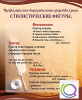 Стенд "Стилистические фигуры" в ассортименте - «globural.ru» - Нижневартовск