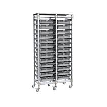 Стеллаж мобильный 2-х секционный для учебных наборов и цифровых лабораторных комплексов SenseDisc - «globural.ru» - Нижневартовск