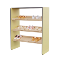 Полка для обуви во входную группу из коллекции мебели «НЕГА» (цвет желтый) - «globural.ru» - Нижневартовск