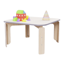 Квадратный растущий стол из коллекции «НЕГА» р.гр. 0-1 (цвет бежевый) - «globural.ru» - Нижневартовск