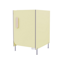 Гигиеническая кабинка из коллекции «НЕГА» (цвет желтый) - «globural.ru» - Нижневартовск