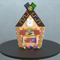 Бизиборд "Сказочный теремок" - «globural.ru» - Нижневартовск