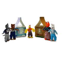 Набор шагающих кукол к сказке "Заюшкина избушка" - «globural.ru» - Нижневартовск