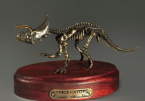 Модель скелета динозавра Triceratops - «globural.ru» - Нижневартовск