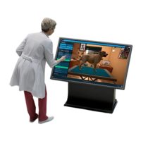 Виртуальный учебный комплекс «Процедурный тренажер ветеринарного врача». Комплектация интерактивный стол - «globural.ru» - Нижневартовск