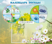 Стенд "Календарь погоды" - «globural.ru» - Нижневартовск
