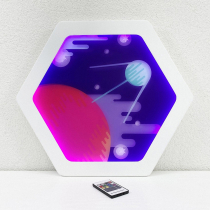 Декоративная тактильная панель с подсветкой - «Спутник» - «globural.ru» - Нижневартовск