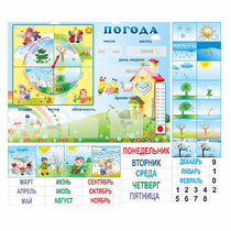 Стенд "Погода" с карманами для вставок - «globural.ru» - Нижневартовск