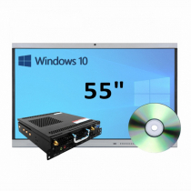 Интерактивная панель 55" (встроенный ПК, Win10) - «globural.ru» - Нижневартовск