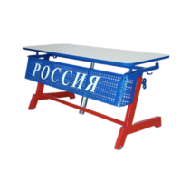 Стол ученический двухместный "Патриот-2п" на газовом лифте (р.гр. № 3-7 и наклоном столешницы ) - «globural.ru» - Нижневартовск