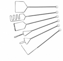Комплект "Постановочные зонды с витыми ручками кочергой и 6 шариками" (6 штук) - «globural.ru» - Нижневартовск