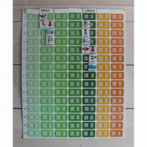 Панель для визуального расписания с цветными ячейками - «globural.ru» - Нижневартовск