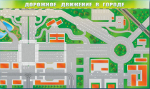 Доска магнитно-маркерная панорамная "Дорожное движение в городе" - «globural.ru» - Нижневартовск