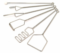 Комплект "Постановочные зонды на витых ручках с колечком (шарик фторопласт) (6 штук) - «globural.ru» - Нижневартовск