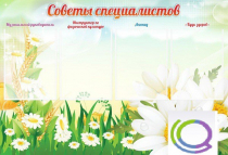 Стенд "Советы специалистов" - «globural.ru» - Нижневартовск