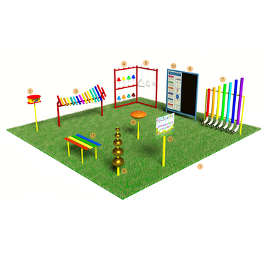 Музыкальная площадка (комплект Оптима без ограждения) - «globural.ru» - Нижневартовск