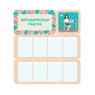 Информационный стенд «Методическая работа» 100.5 х 111 см - «globural.ru» - Нижневартовск