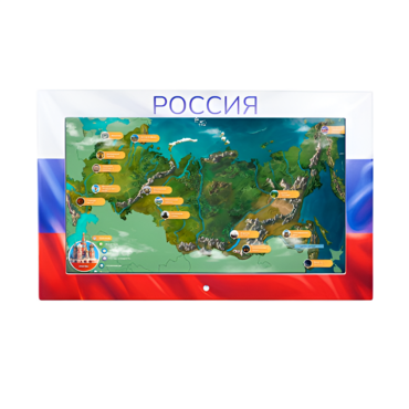 Интерактивная панель «Цвета России»  - «globural.ru» - Нижневартовск