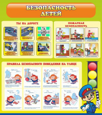 Стенд "Безопасность детей" (вариант 1) - «globural.ru» - Нижневартовск