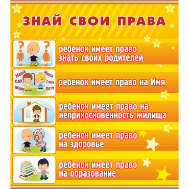 Стенд "Знай свои права" - «globural.ru» - Нижневартовск
